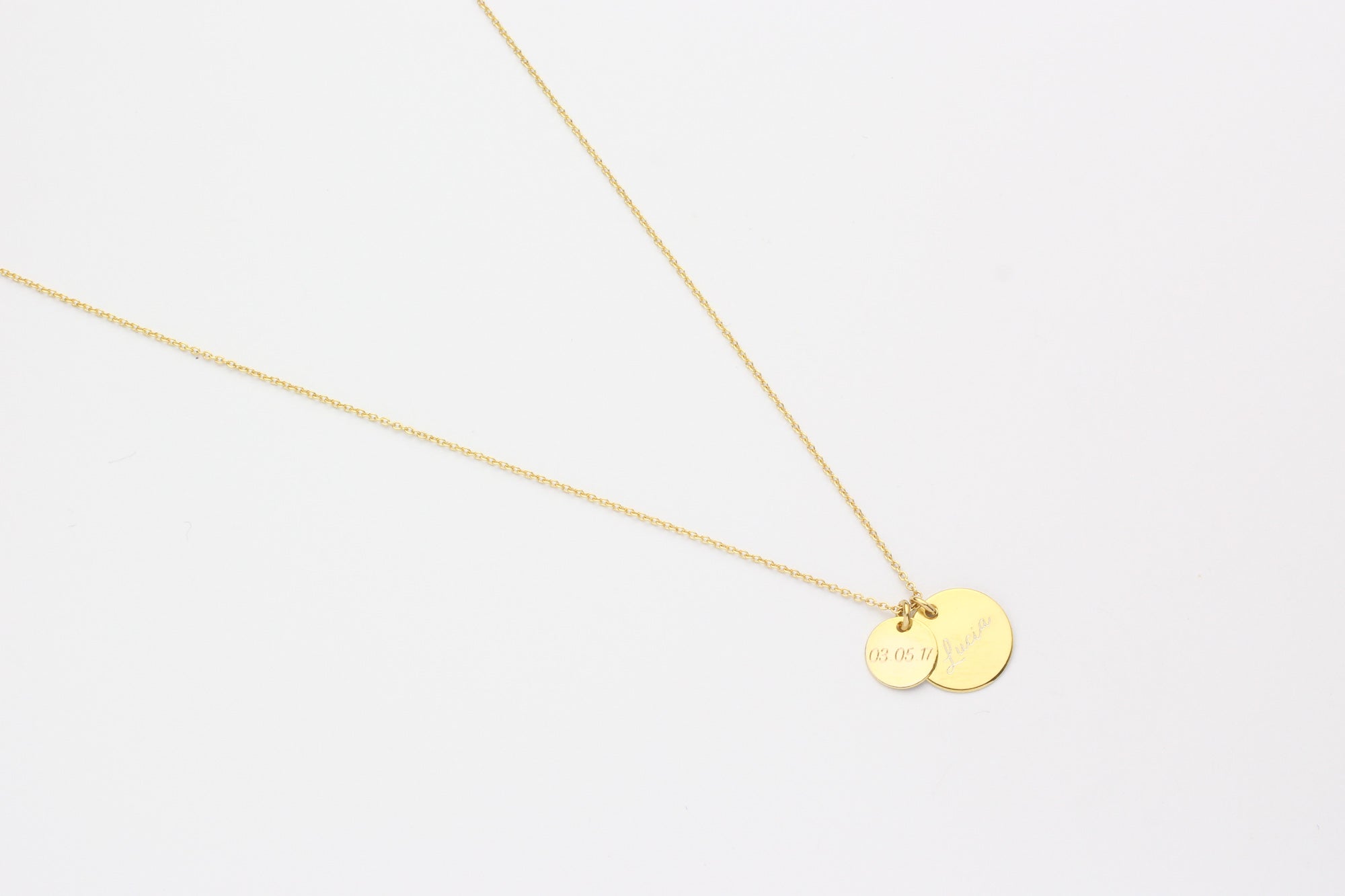 Kette "Disc" 585er Gold