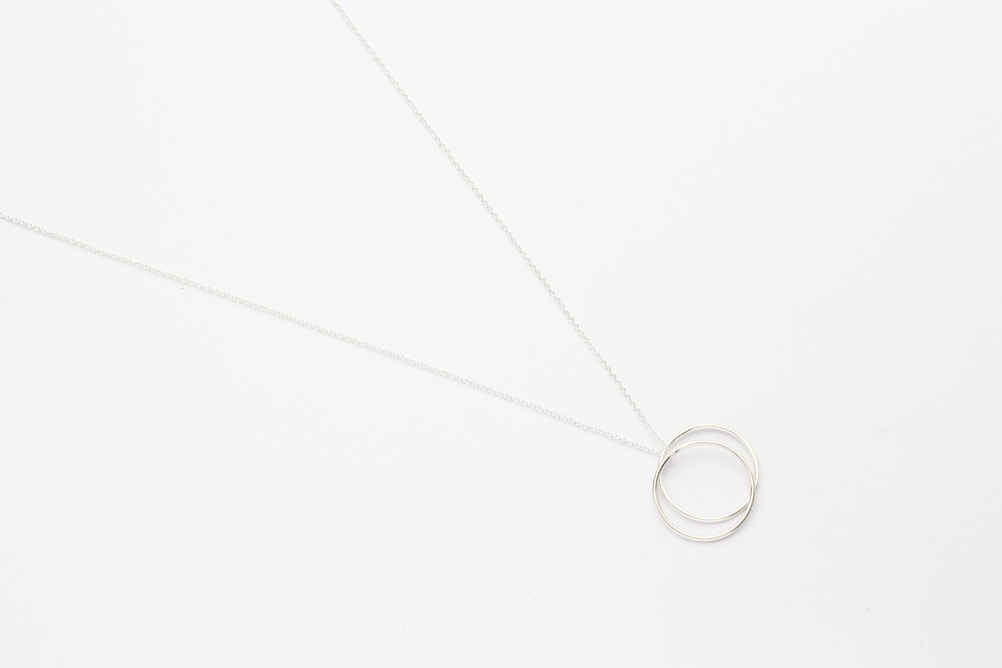Kette PLAIN CIRCLE DUET Sterling Silber