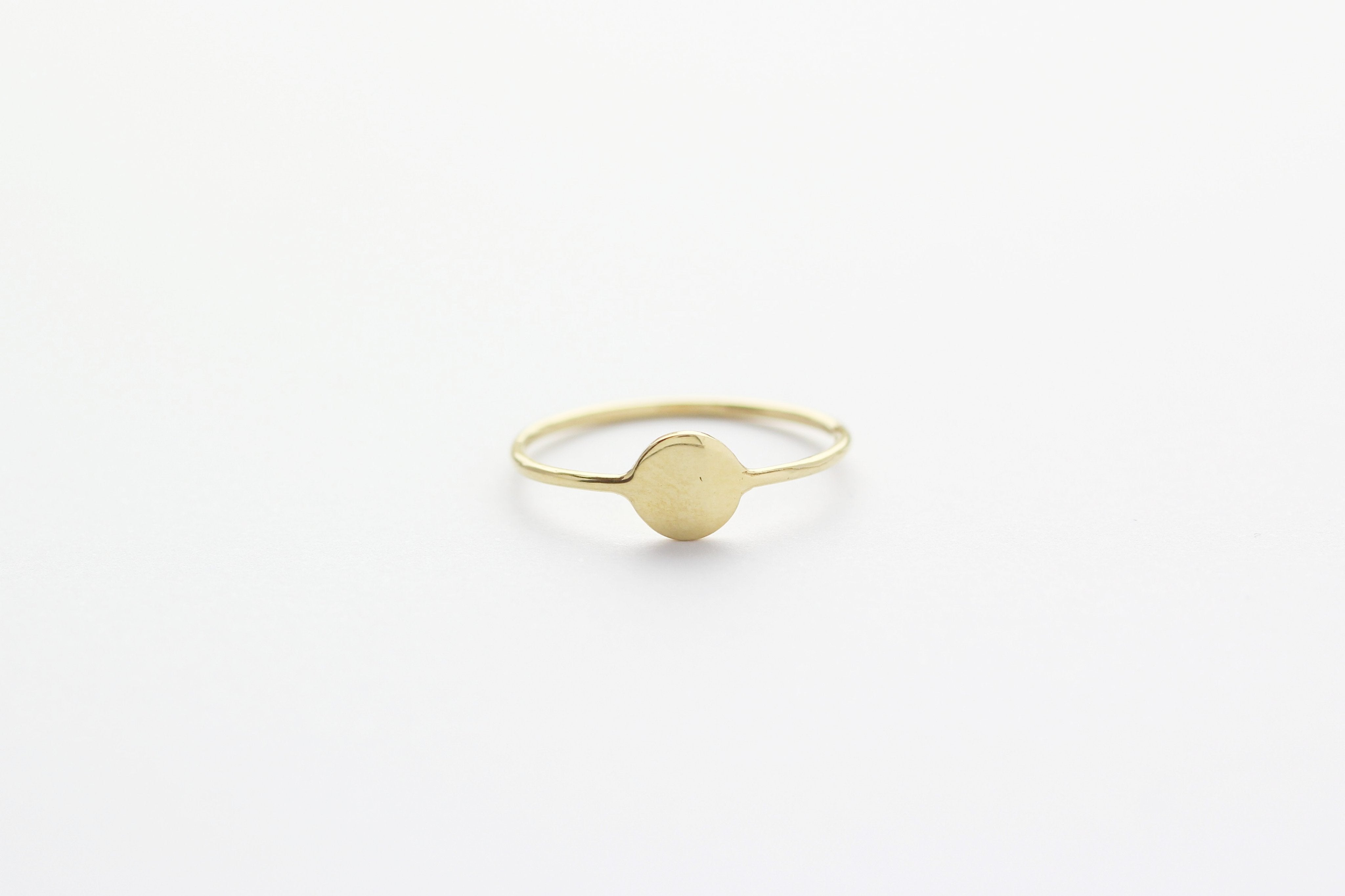 Ring TINY DISC Gold