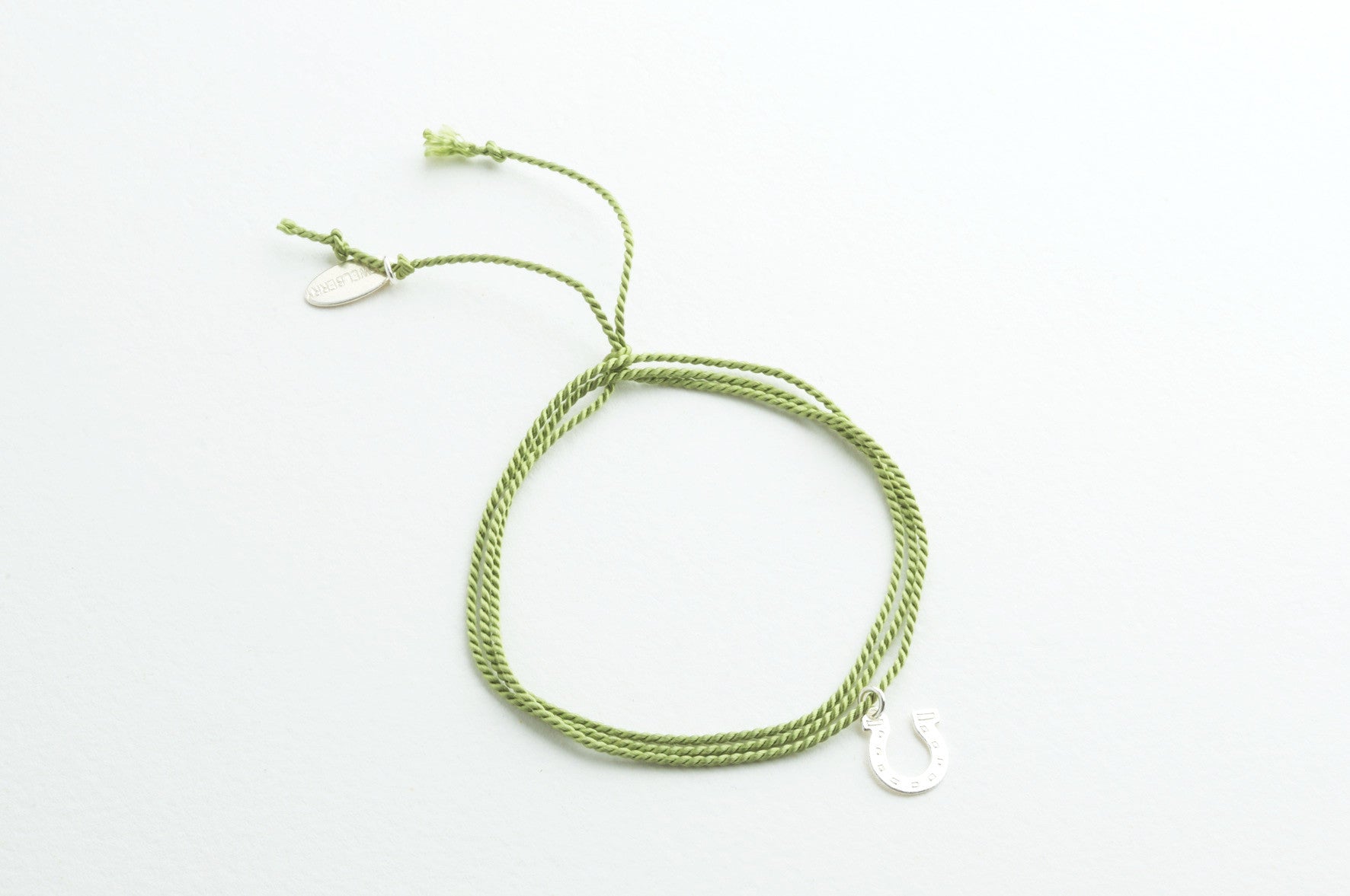 Small Silk Green versilbert