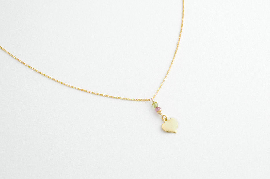 Kette TINY HEART vergoldet