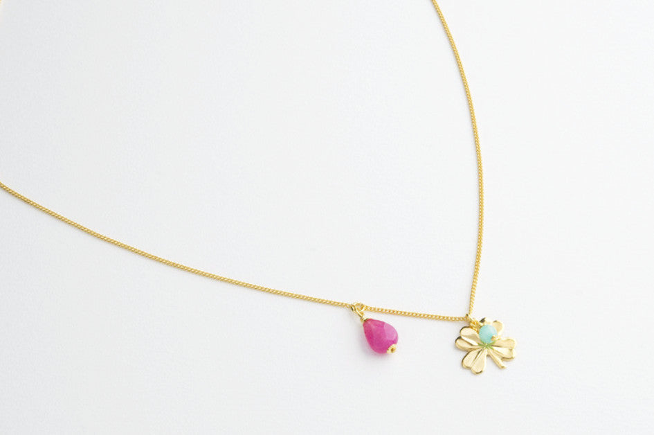 Kette CLOVER vergoldet