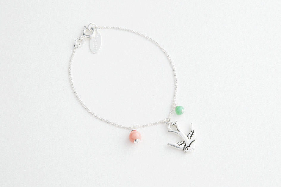 Armband SUNNY SWALLOW versilbert