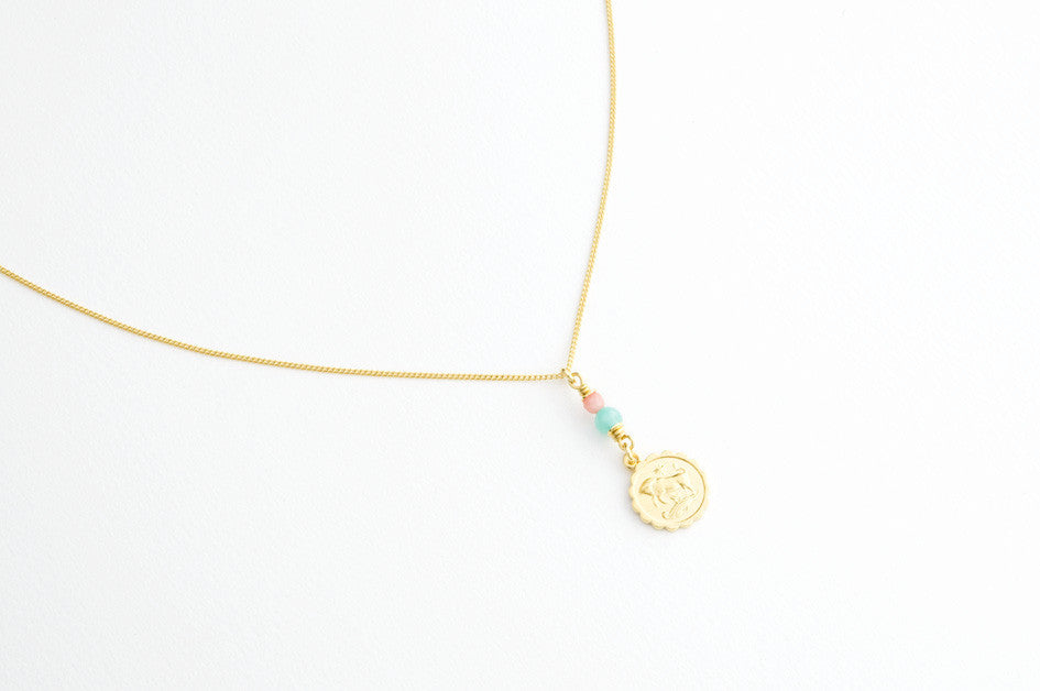 Kette HOROSCOPE MEDIUM vergoldet