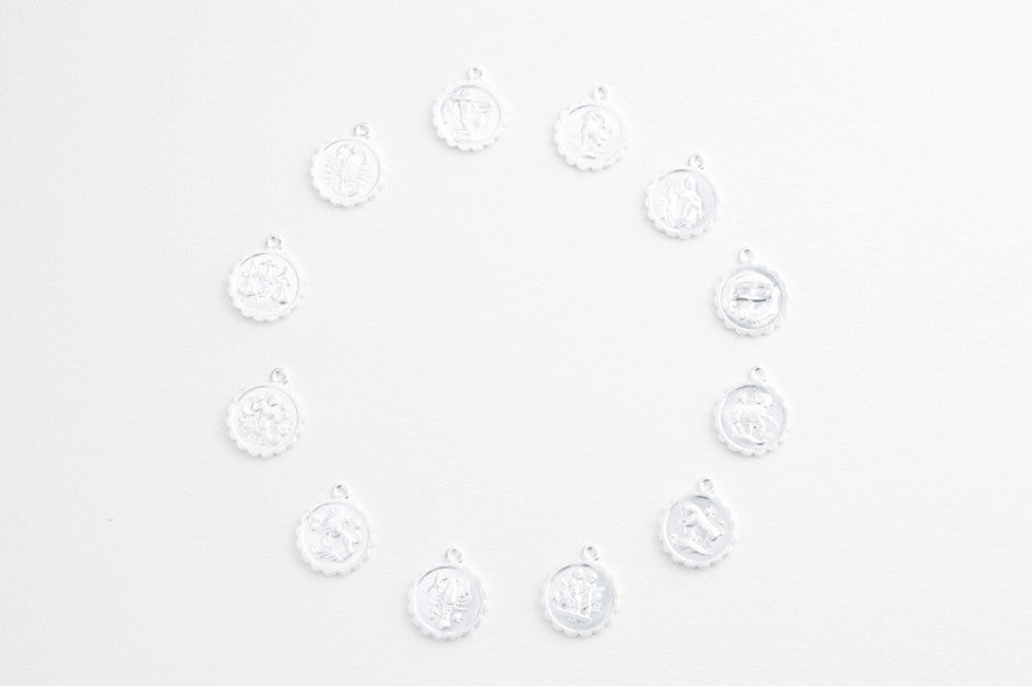 Kette HOROSCOPE MEDIUM versilbert