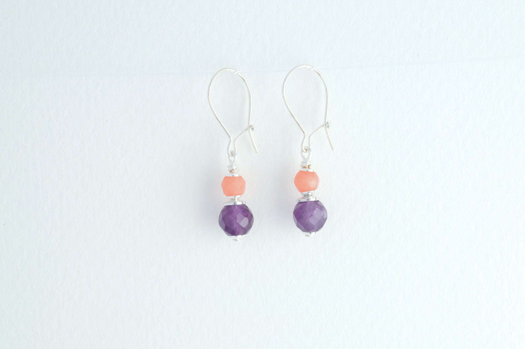 Ohrringe ORNAMENTAL HEART small versilbert