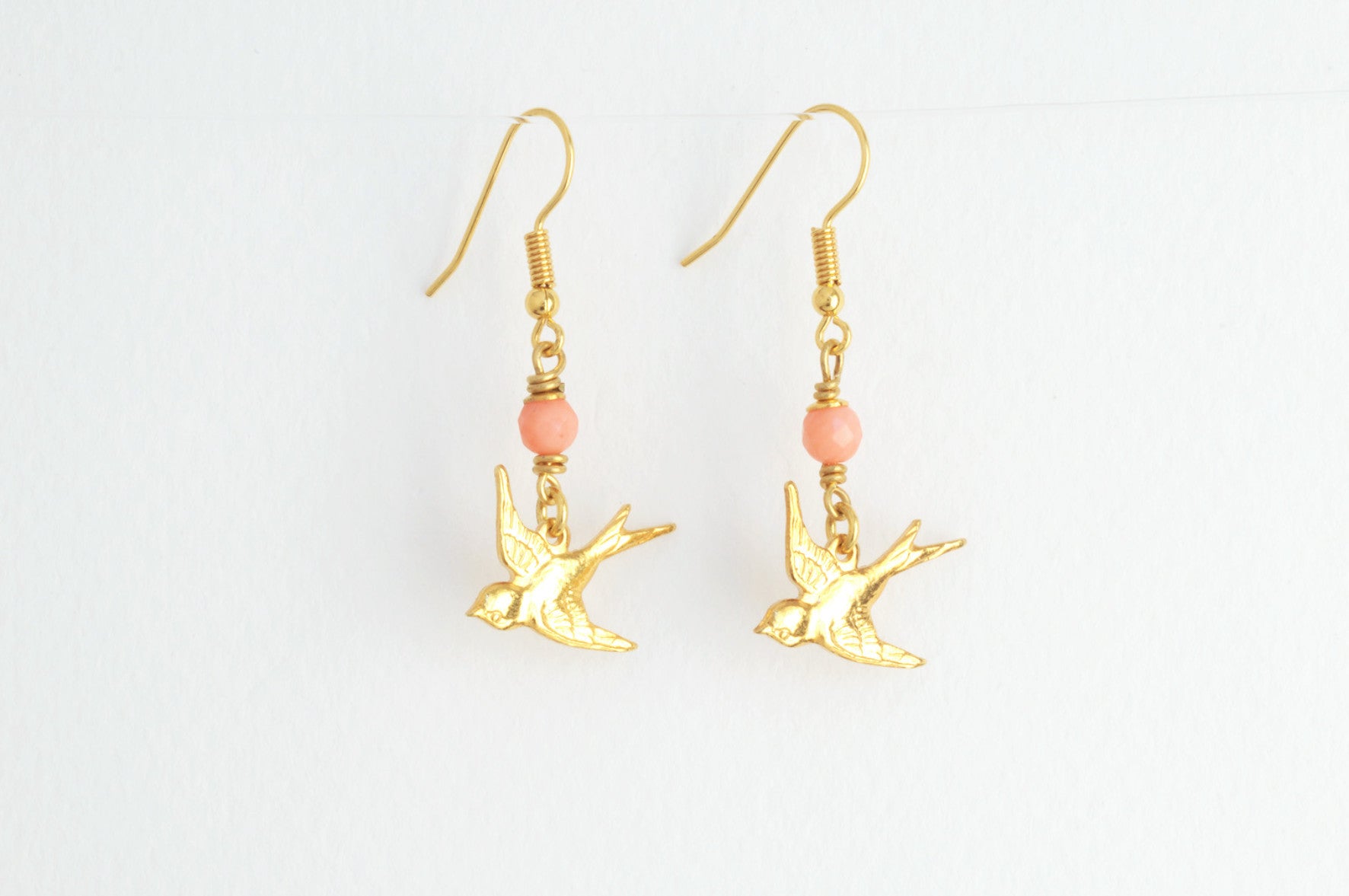 Ohrringe SMALL SWALLOWS small vergoldet