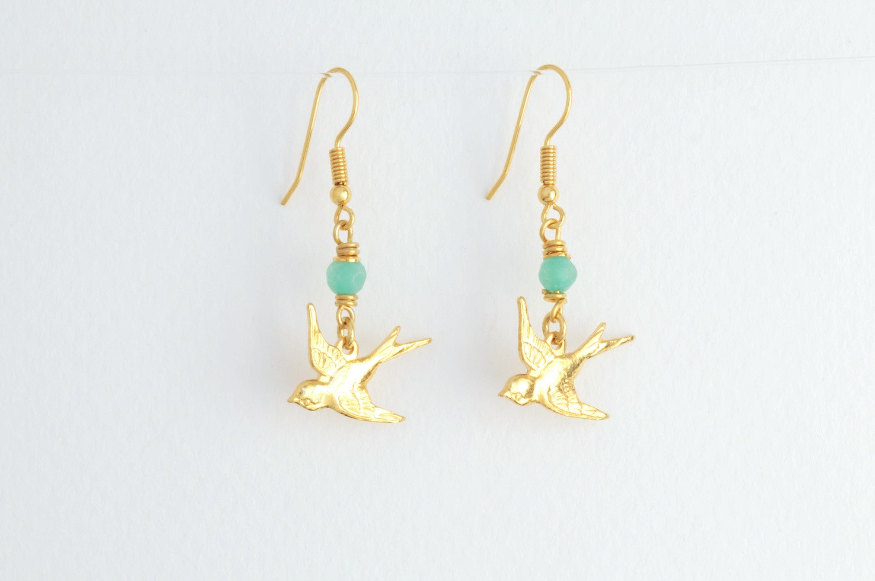 Ohrringe SMALL SWALLOWS small vergoldet