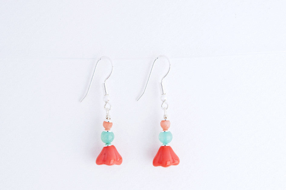 Ohrringe SMALL PEARLS versilbert