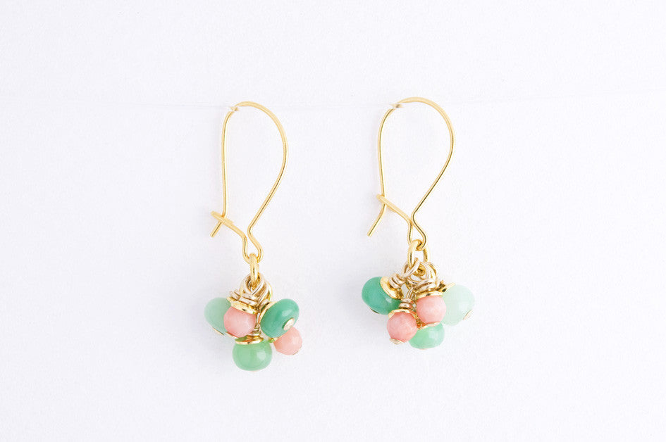 Ohrringe LITTLE PEARLS vergoldet