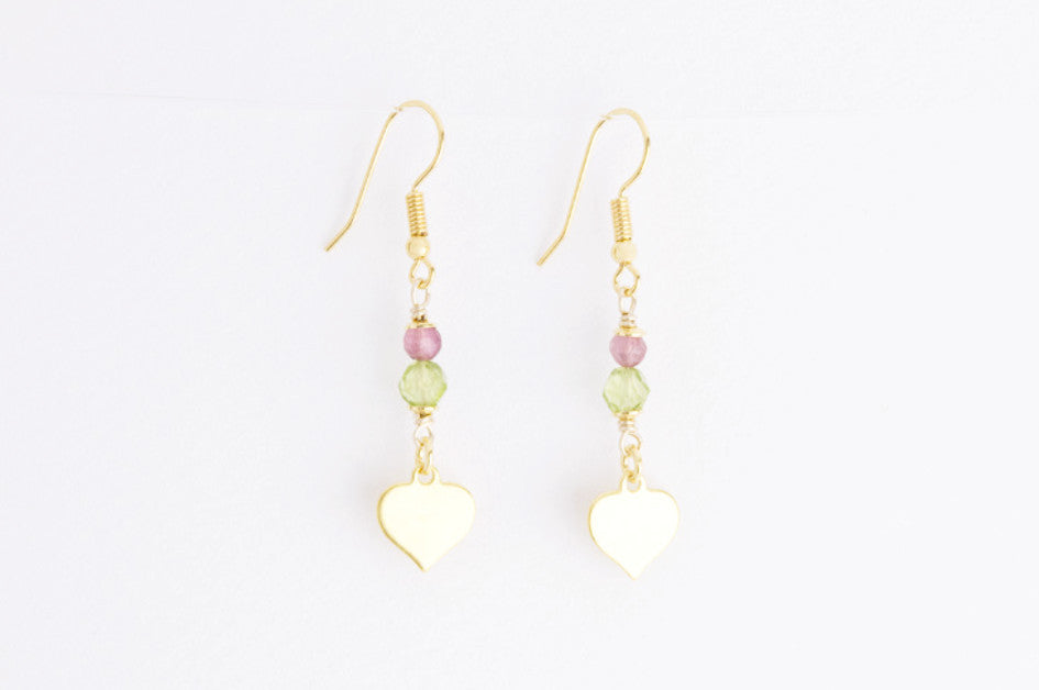 Ohrringe TINY HEART vergoldet