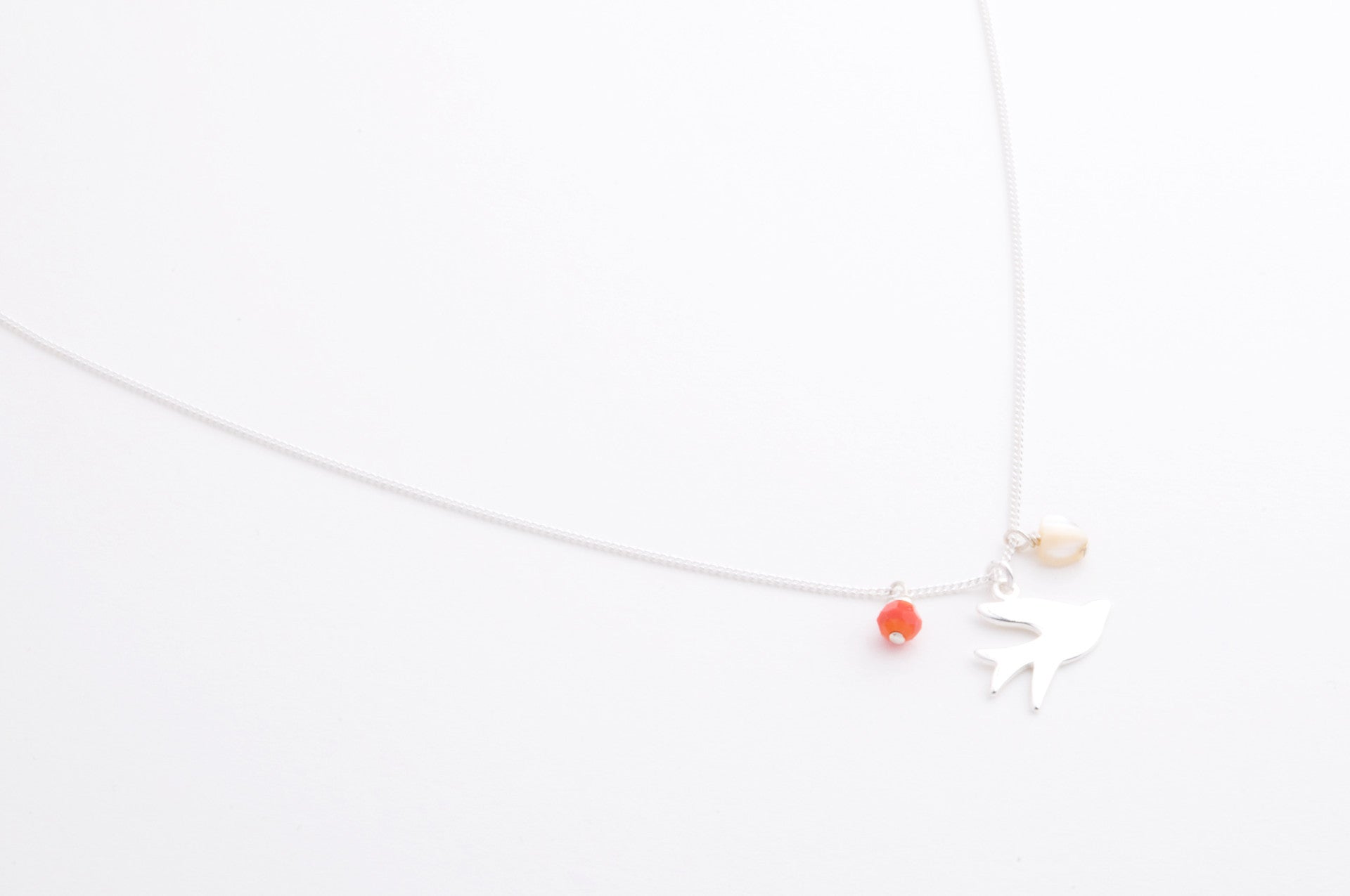 Kette SHINY SWALLOW versilbert