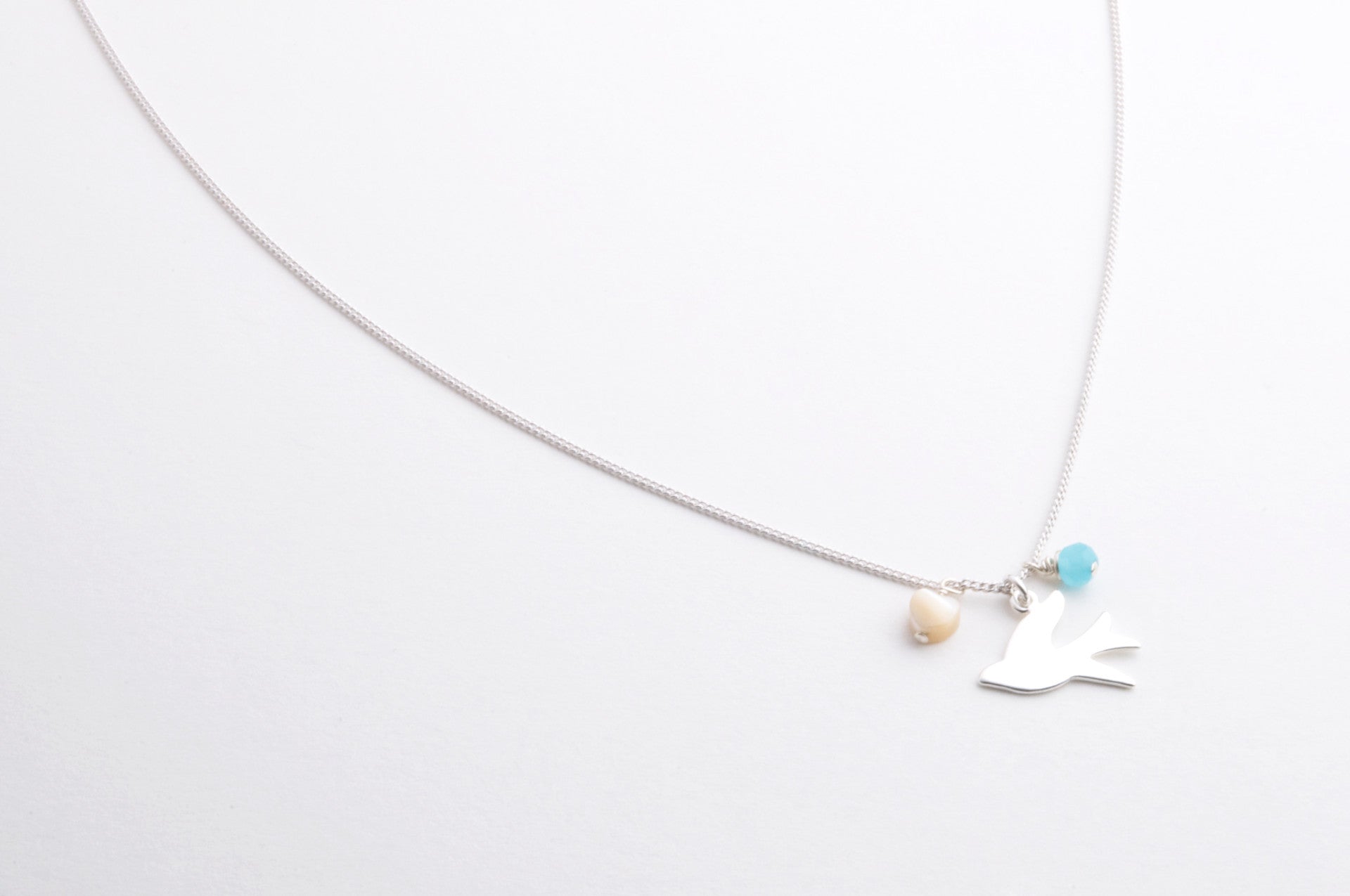 Kette SHINY SWALLOW versilbert
