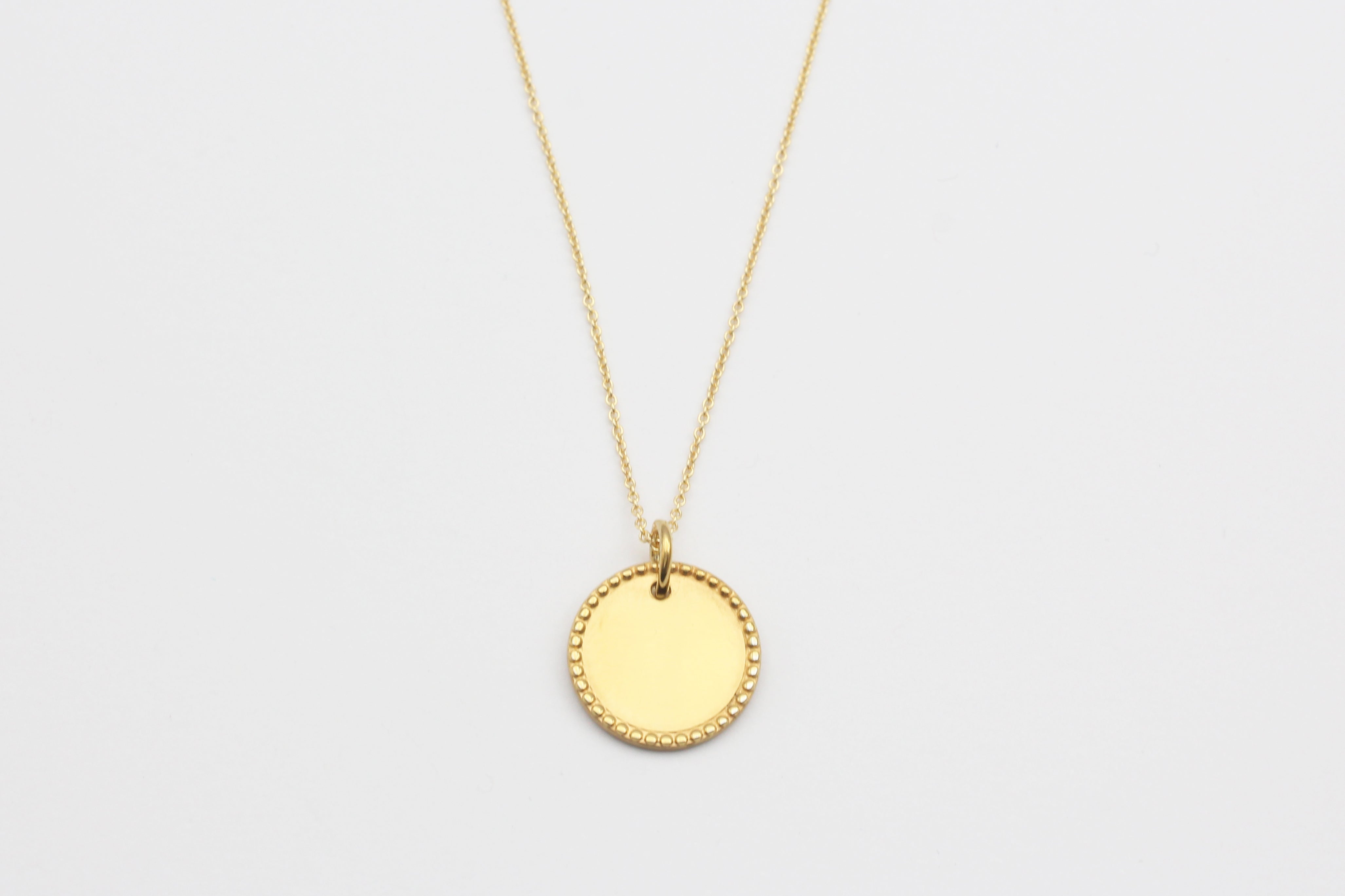 Kette "Medal Disc" gold