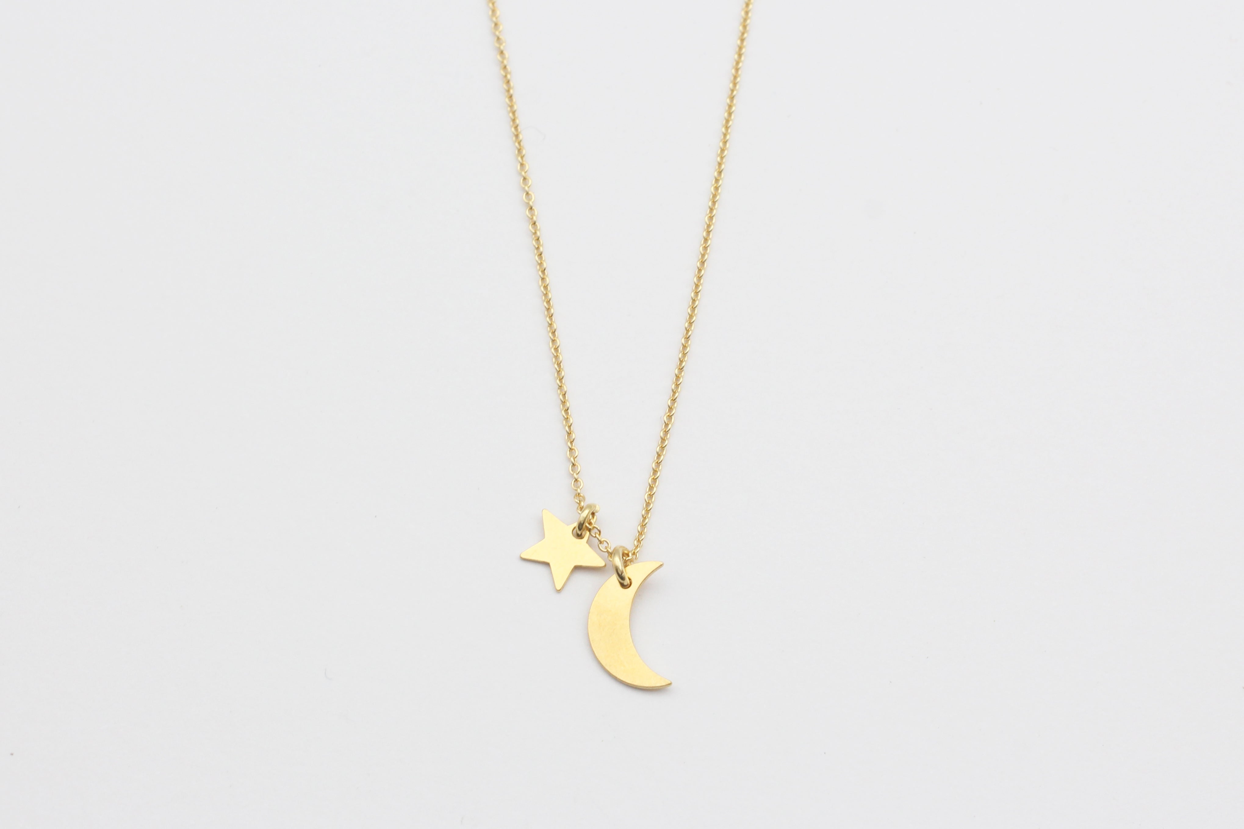 Kette "Moon and Star" gold