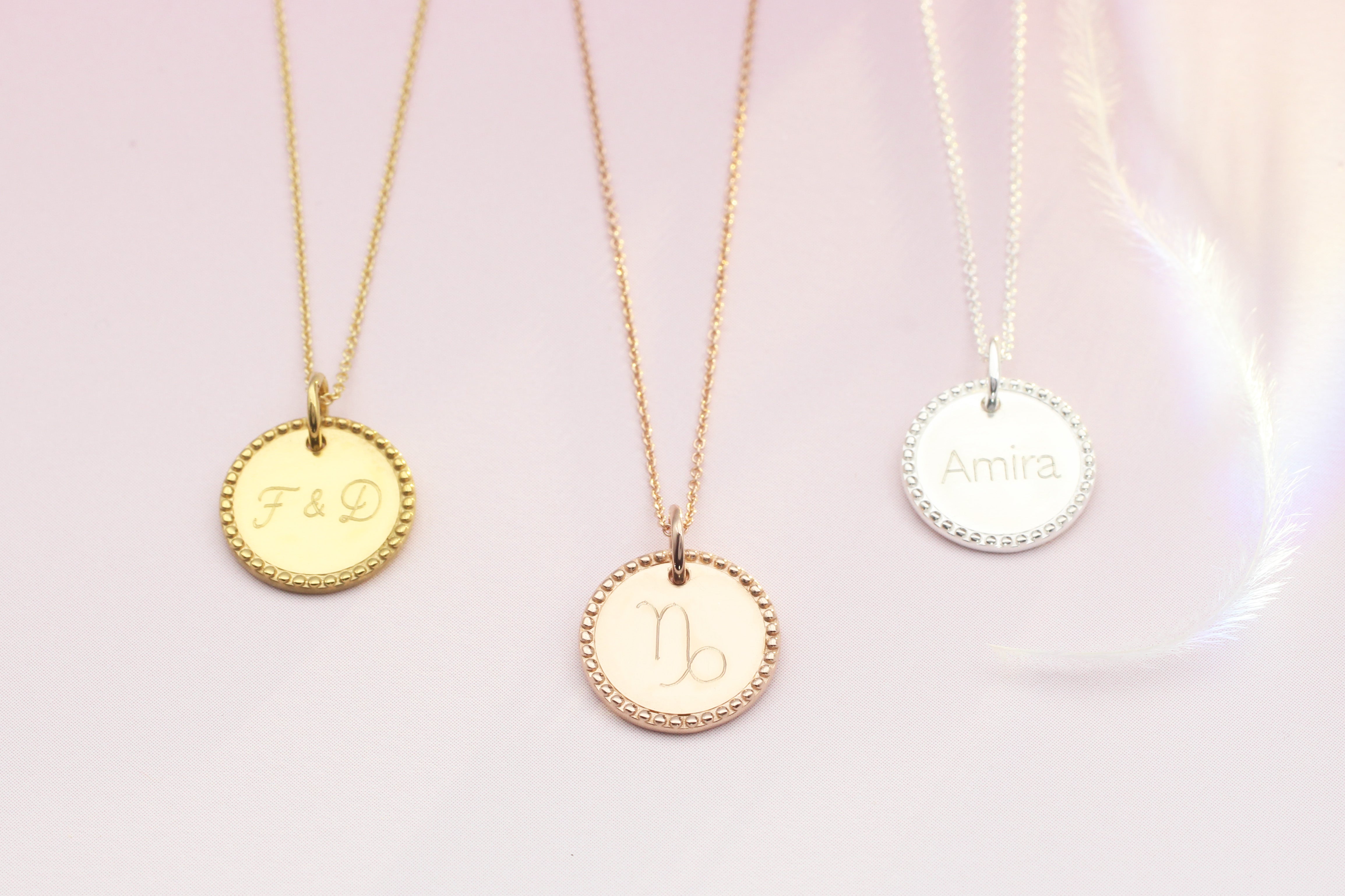 Kette "Medal Disc" gold