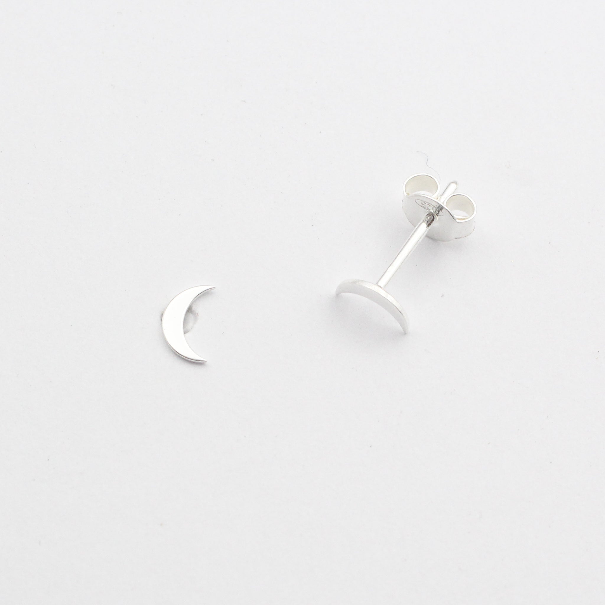 Ohrstecker "Tiny Moon" silber