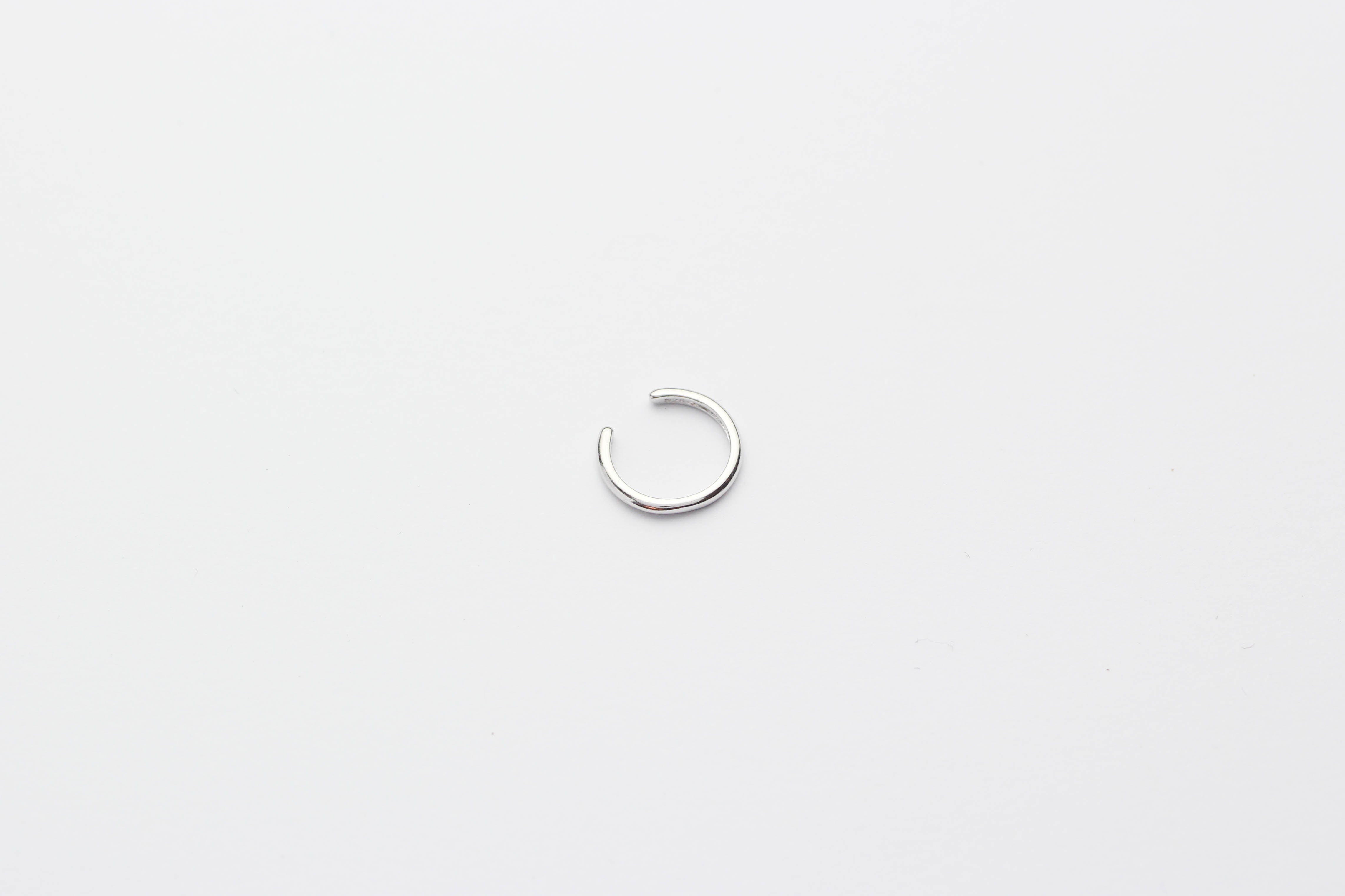 Earcuff "Plain Circle" silber