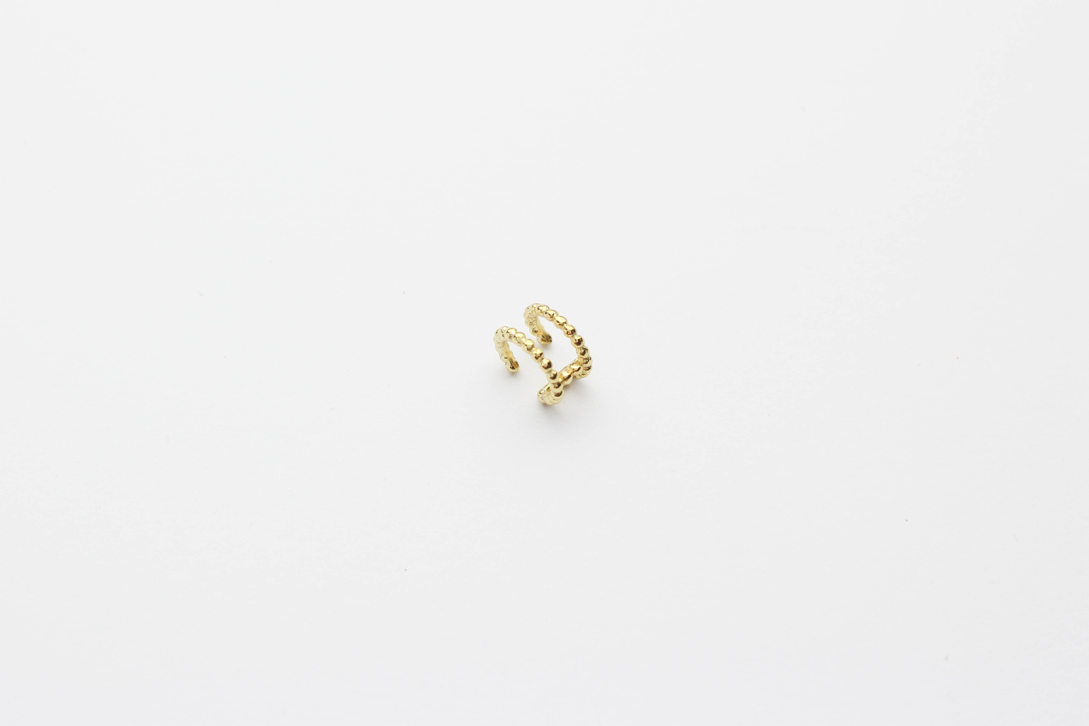 Earcuff "Medium Pearls" gold