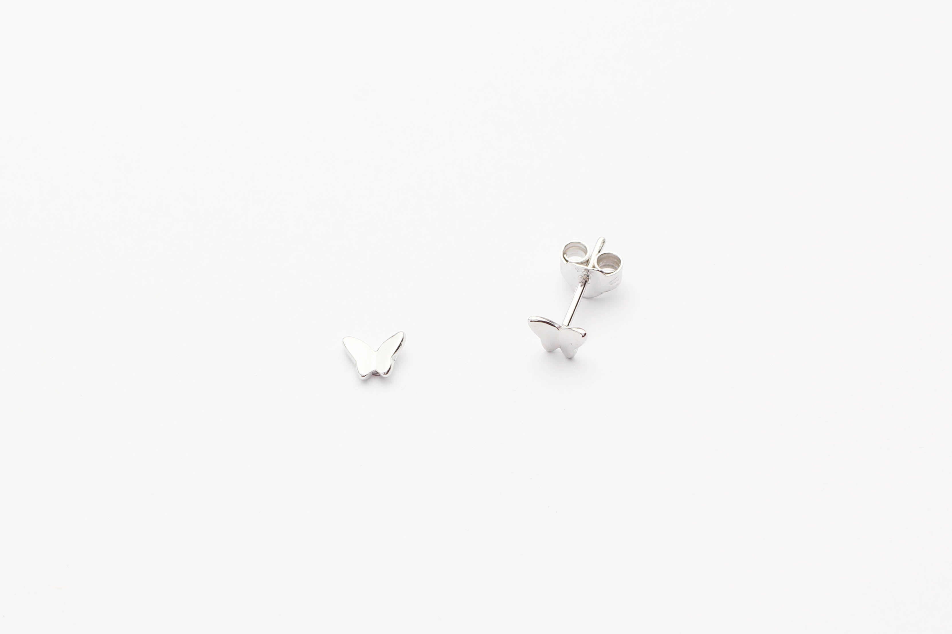 Ohrstecker "Tiny Butterfly" silber