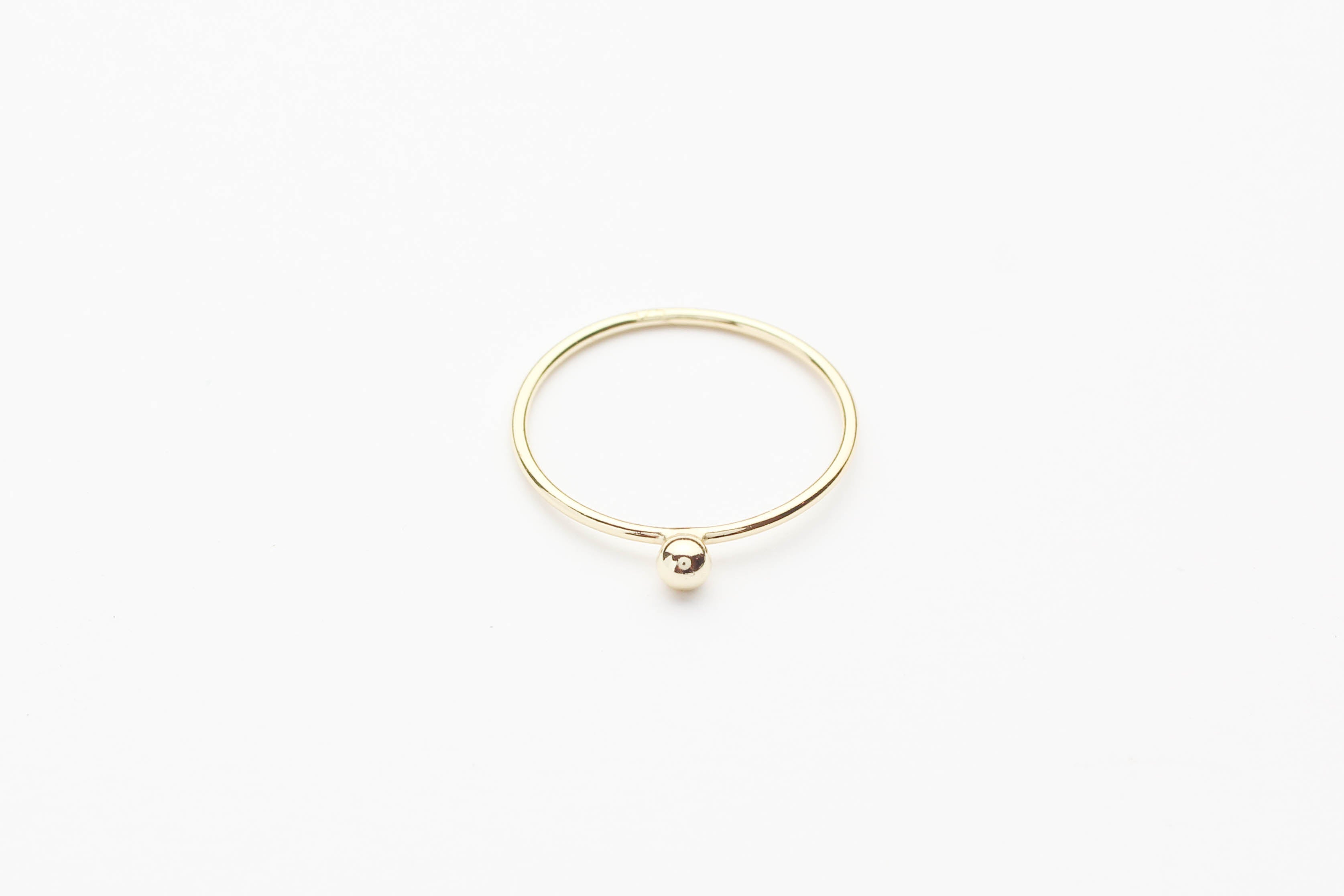 Ring "Single Pearl" gold