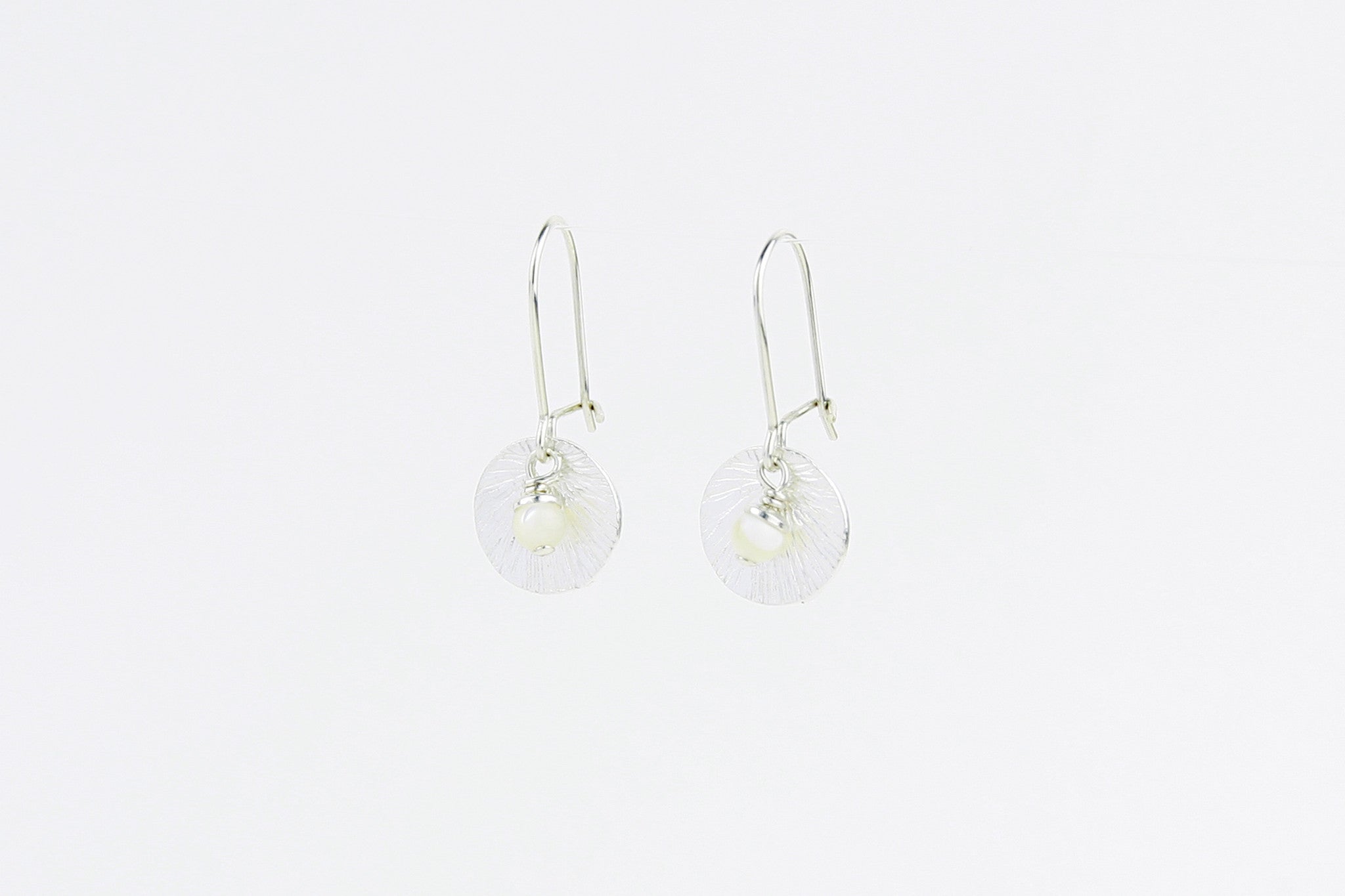 Ohrringe SMALL SHELL 925 Sterling Silber