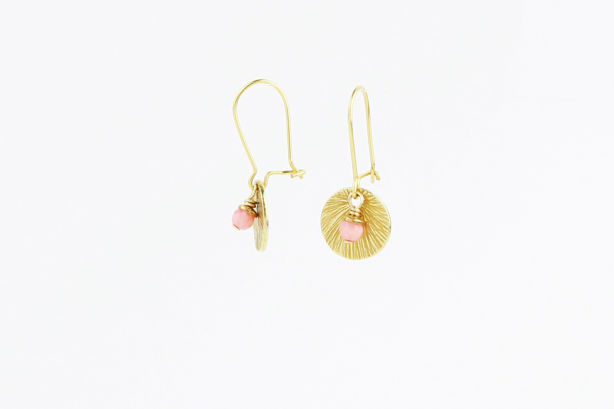 Ohrringe SMALL SHELL 925 Sterling Silber vergoldet