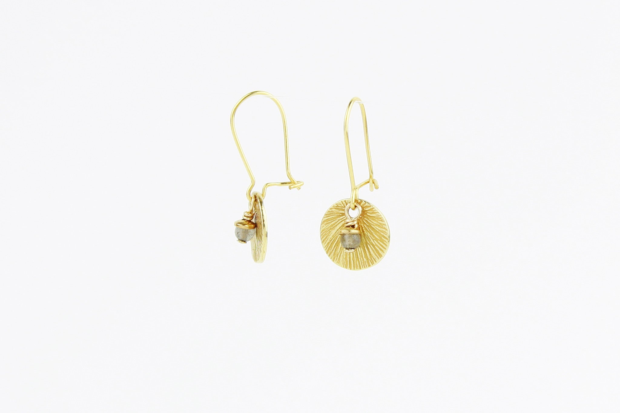 Ohrringe SMALL SHELL 925 Sterling Silber vergoldet