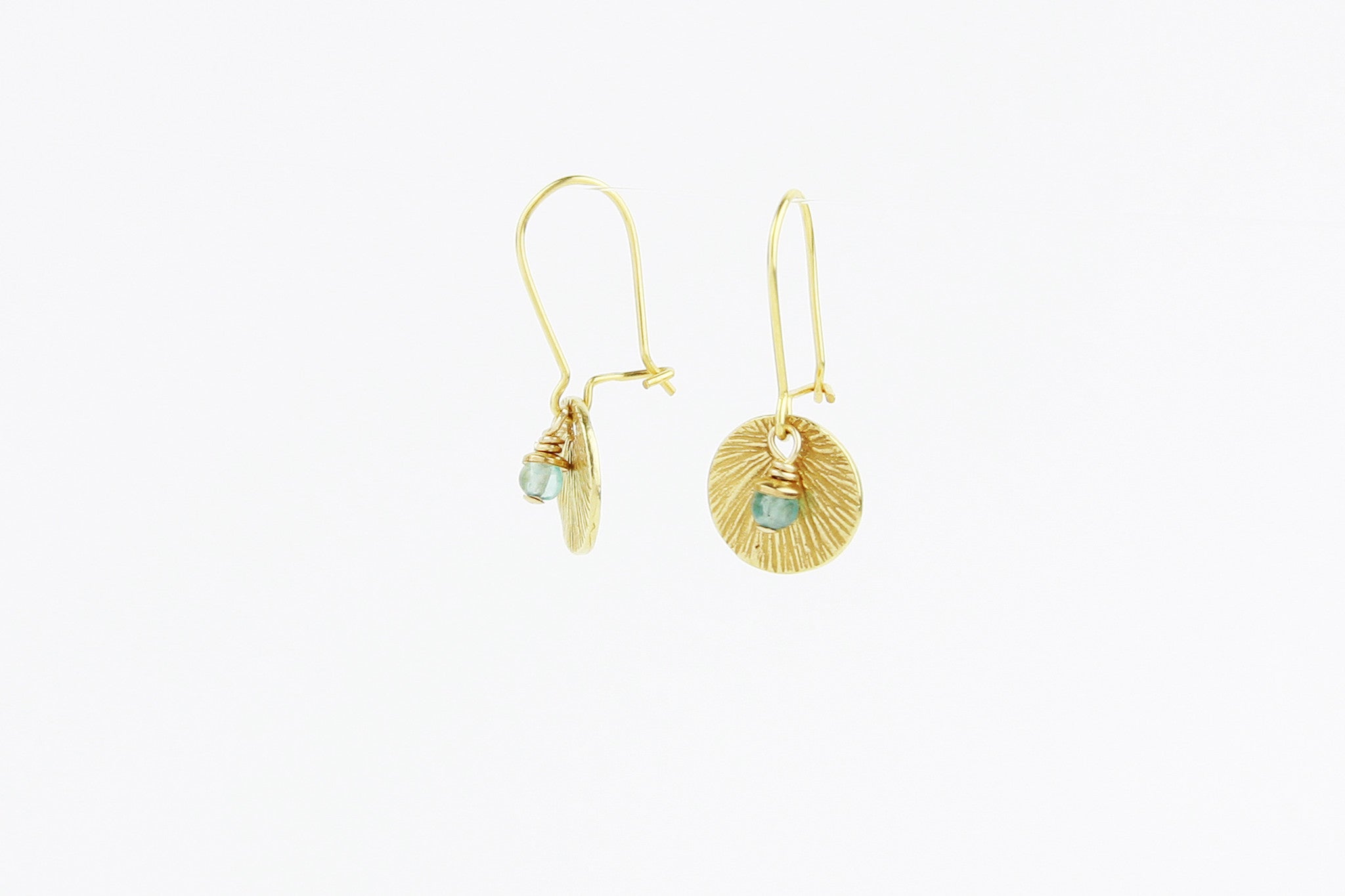 Ohrringe SMALL SHELL 925 Sterling Silber vergoldet