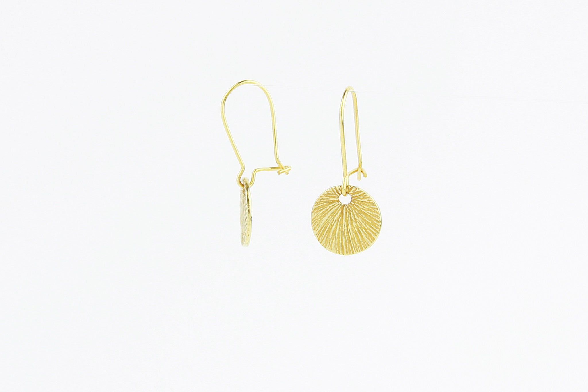 Ohrringe SMALL SHELL 925 Sterling Silber vergoldet