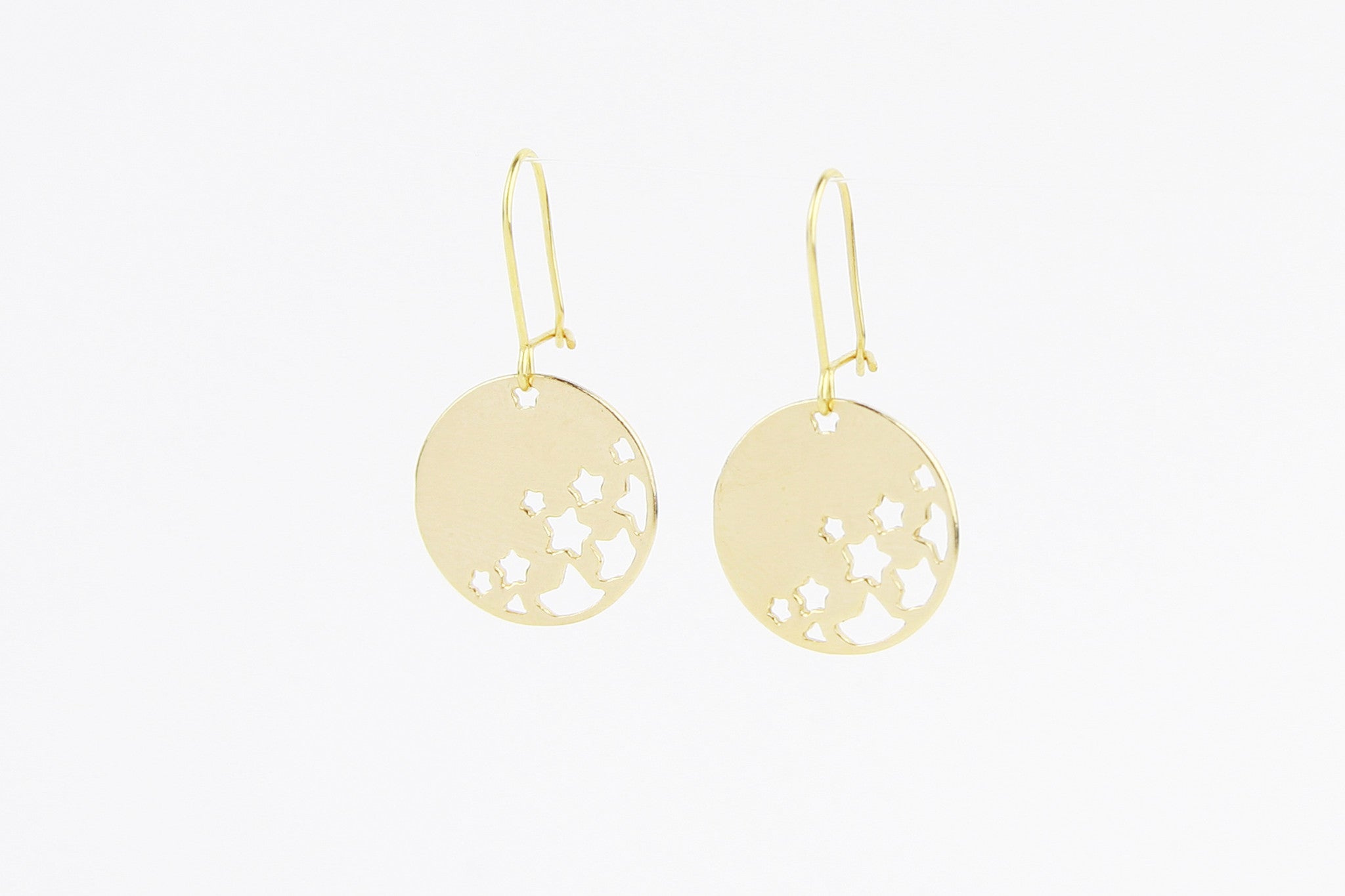 Ohrringe NIGHT SKY 925 Sterling Silber vergoldet