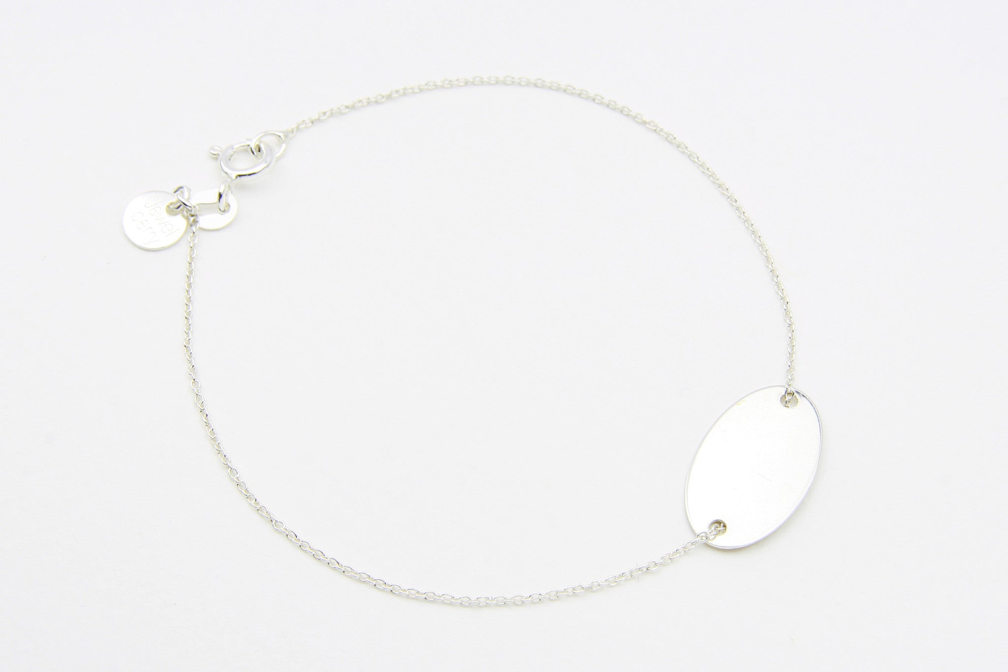 Armband DOUBLE DISC OVAL 925 Sterling Silber