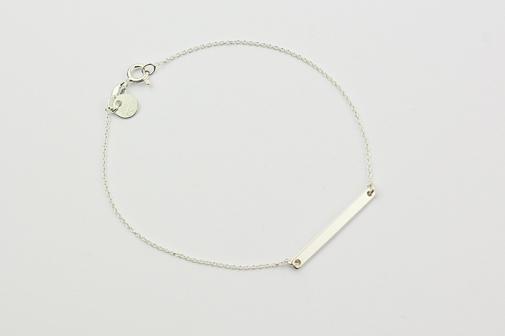 Armband "Medium Bar" silber