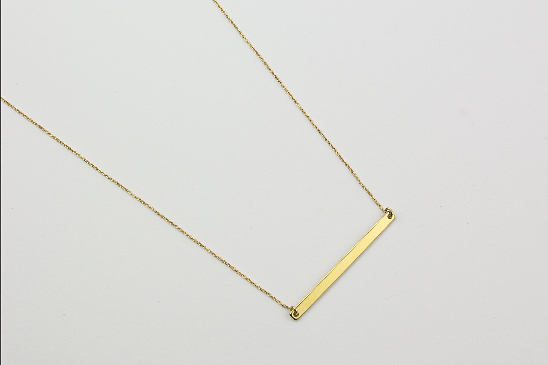 Kette "Long Bar" gold