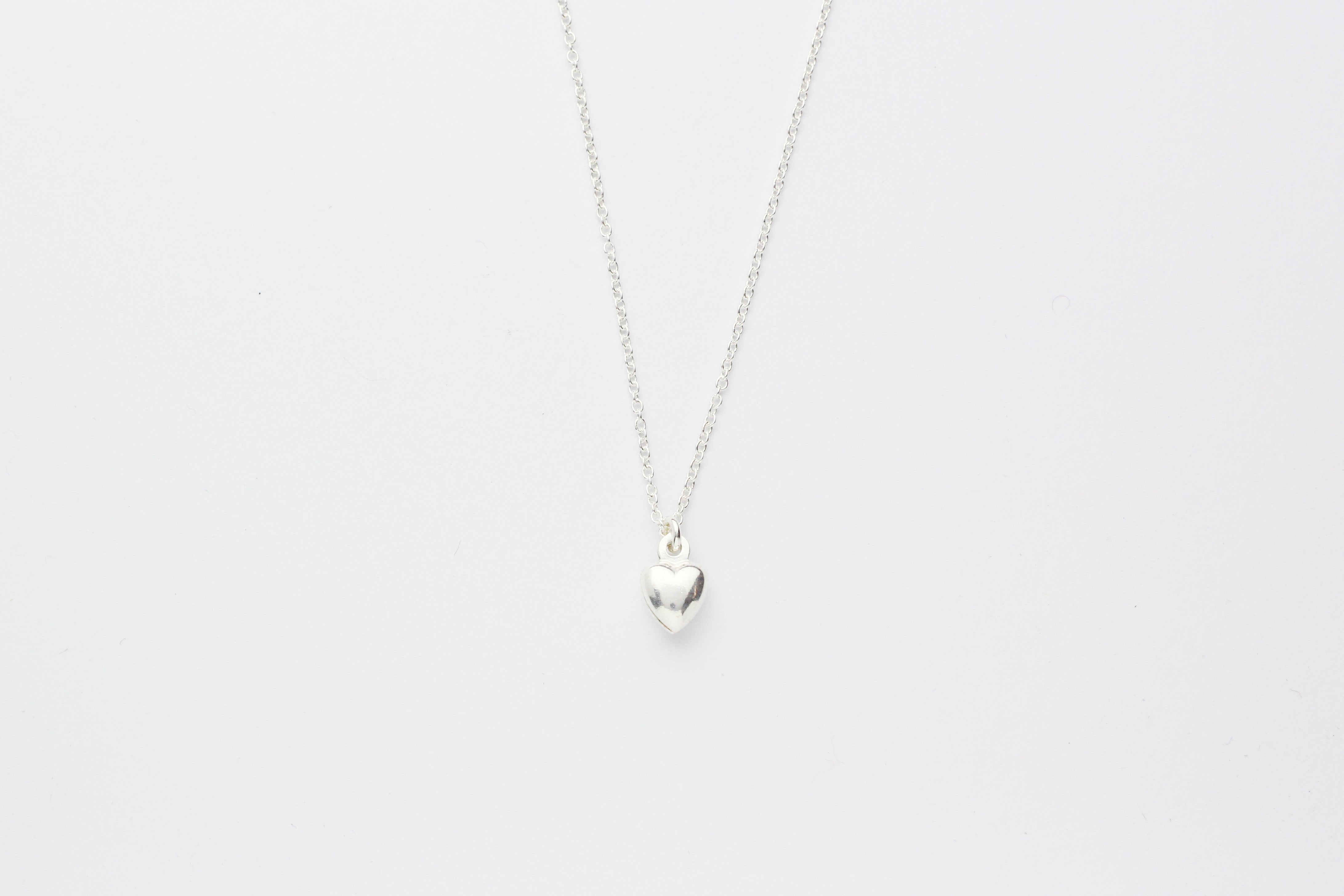 Kette " Puffed Heart" silber