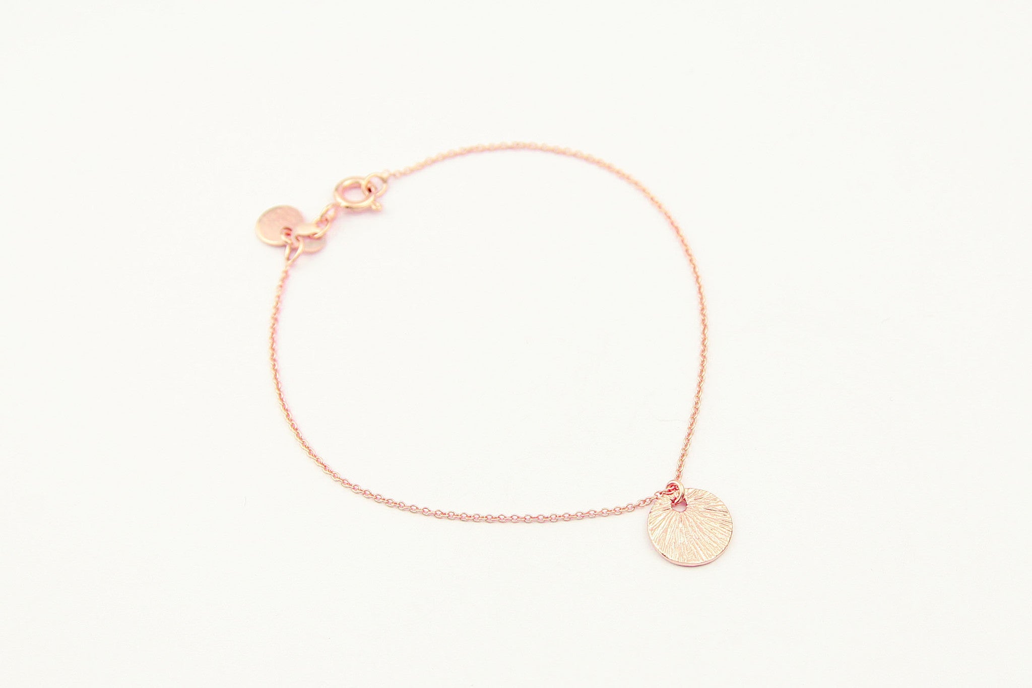 jewelberry armband bracelet small shell rose gold plated sterling silver fine jewelry handmade with love fairtrade curb chain