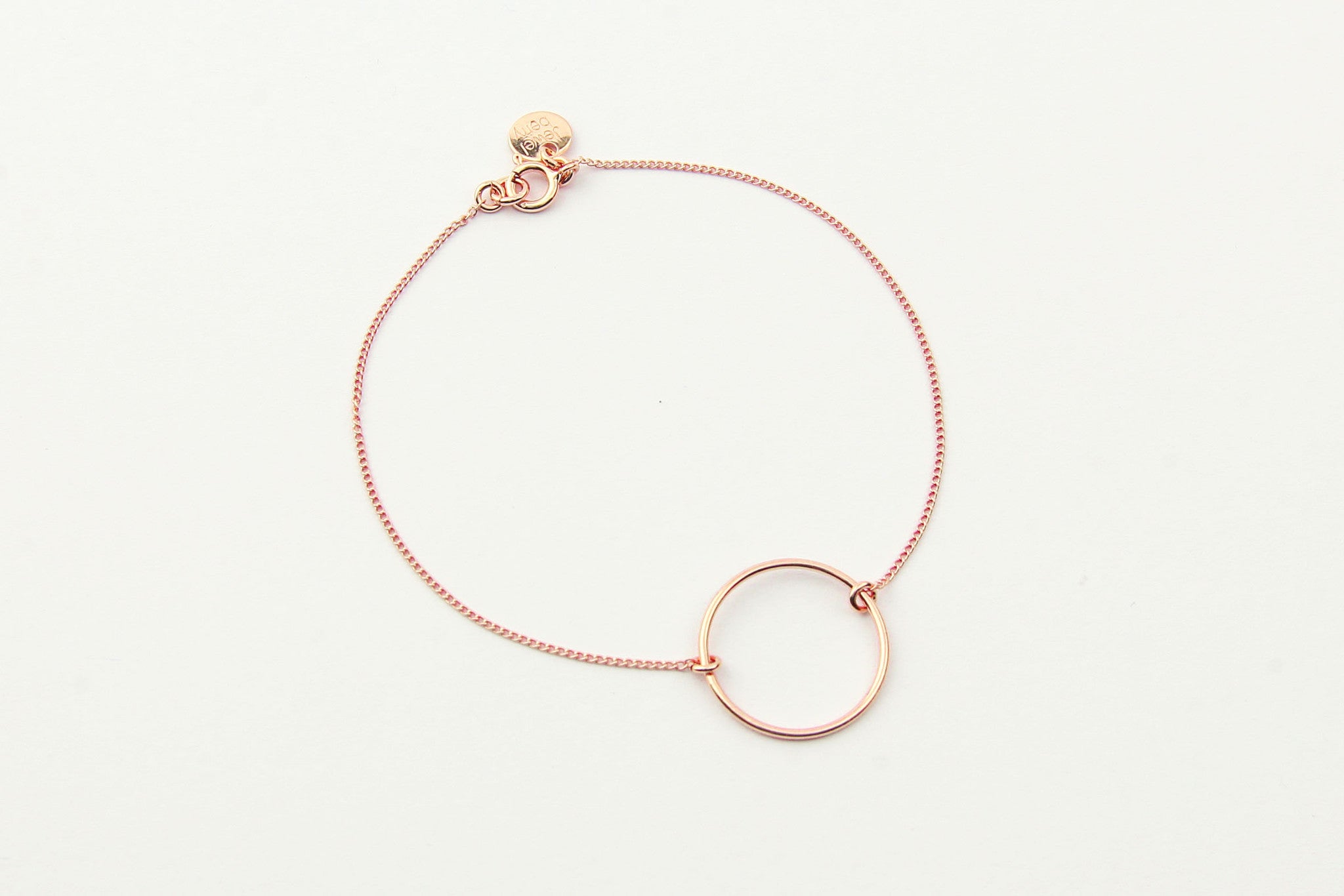 Armband FRAMED CIRCLE 925 Sterling Silber rosé vergoldet