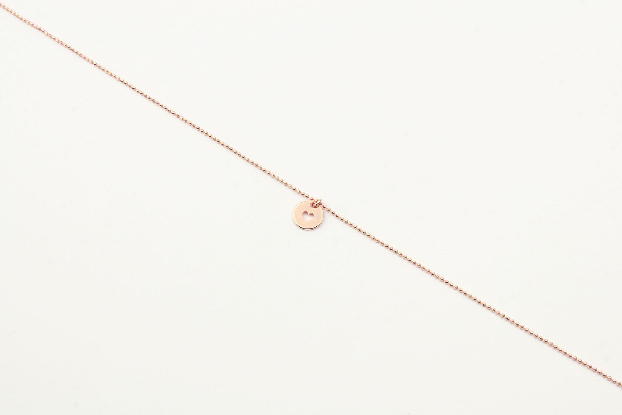 jewelberry necklace kette love token bead chain rose gold plated sterling silver fine jewelry handmade with love fairtrade