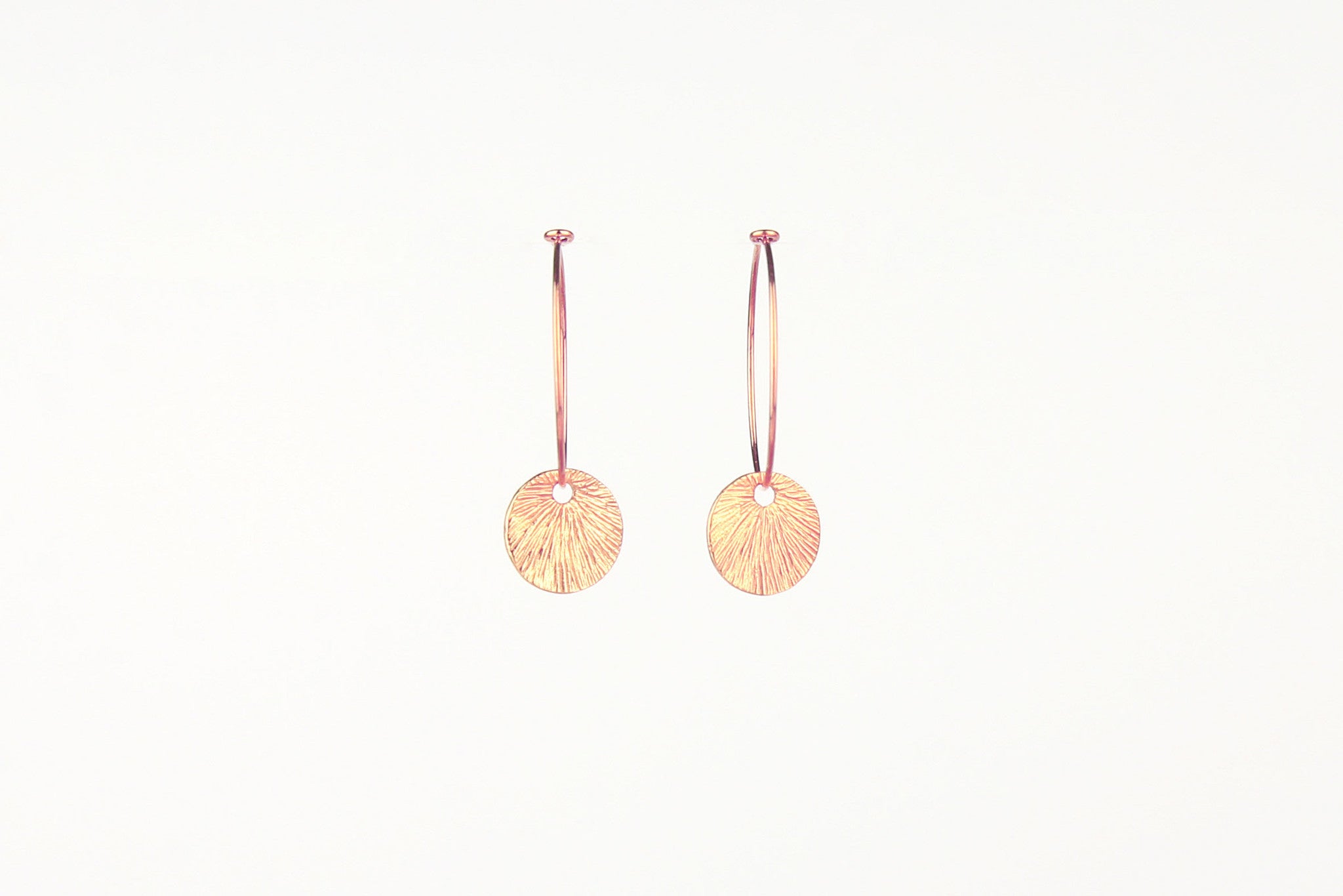 jewelberry ohrringe earrings small shell hoops rose gold plated sterling silver fine jewelry handmade with love fairtrade